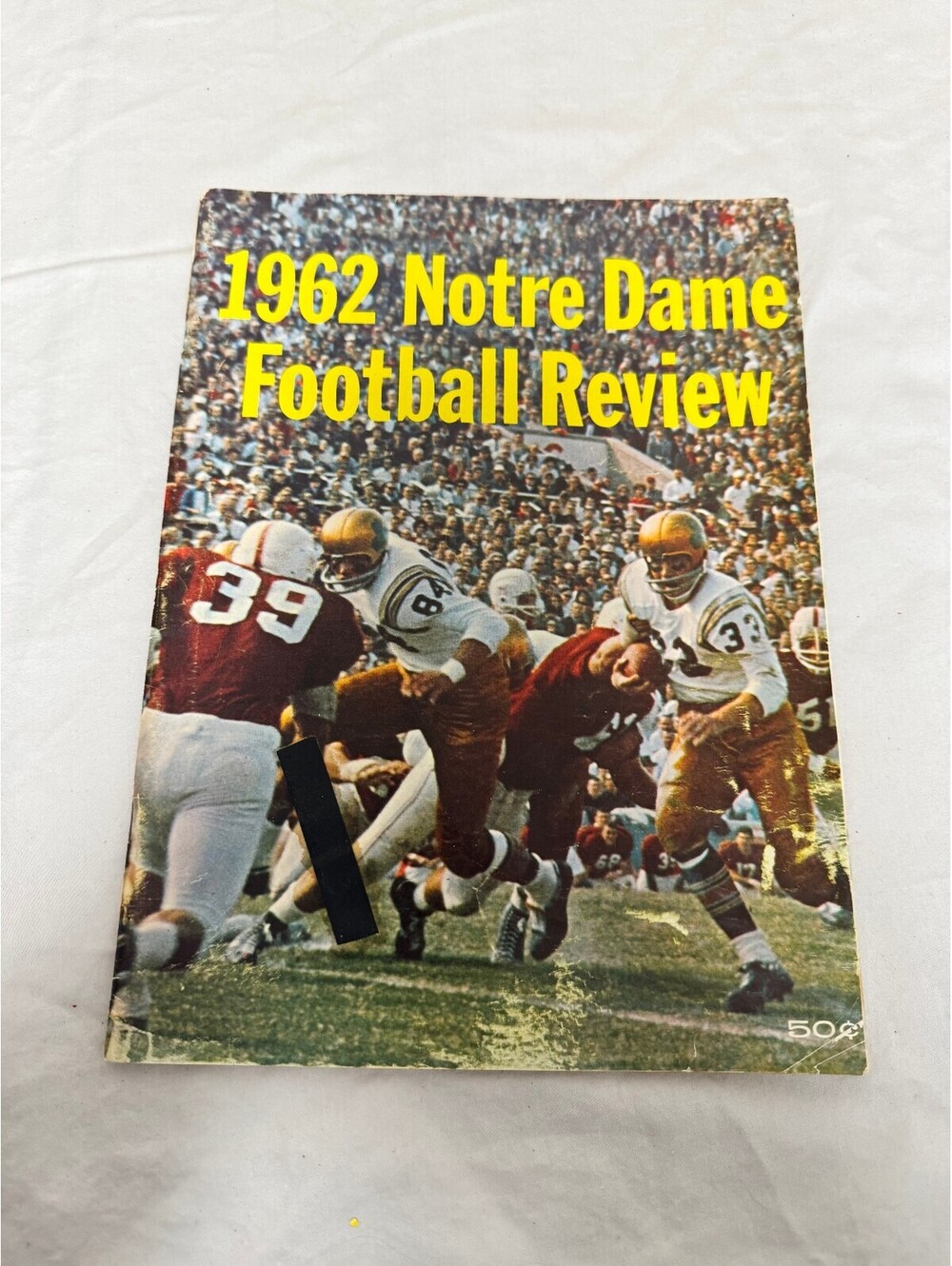 1962 Notre Dame Football Review Vintage College Sports Program Magazine